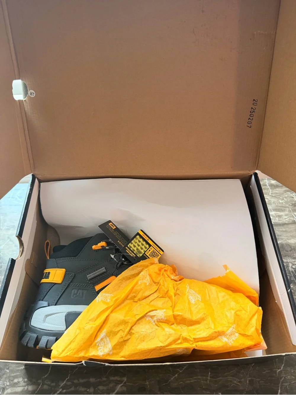 Caterpillar Men's Invader Mid Vent Waterproof Composite Toe Work Boots